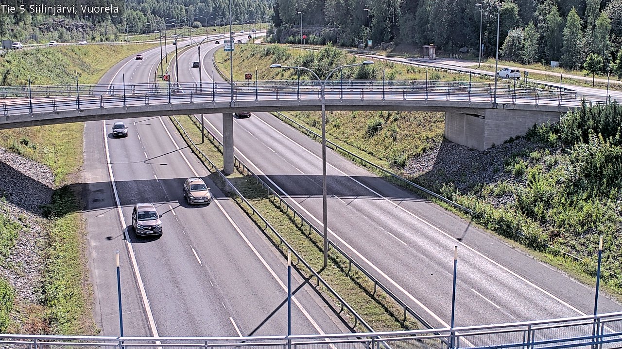 Kelikamerat Kuva Tie 5 Siilinjärvi, Vuorela, Siilinjärvi, Pohjois-Savo