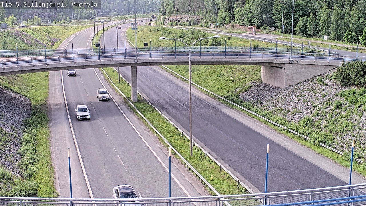 Kelikamerat Kuva Tie 5 Siilinjärvi, Vuorela, Siilinjärvi, Pohjois-Savo