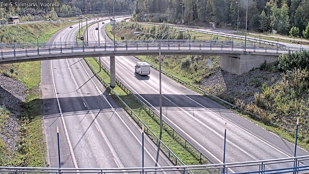 Weather Camera Image Väg 5 Siilinjärvi, Vuorela, Siilinjärvi, Pohjois-Savo