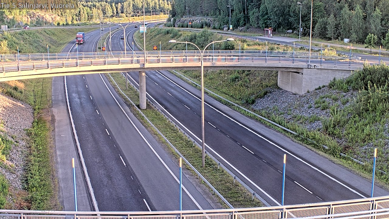 Kelikamerat Kuva Tie 5 Siilinjärvi, Vuorela, Siilinjärvi, Pohjois-Savo