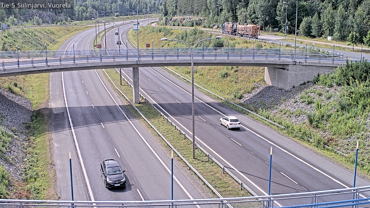 Kelikamerat Kuva Tie 5 Siilinjärvi, Vuorela, Siilinjärvi, Pohjois-Savo