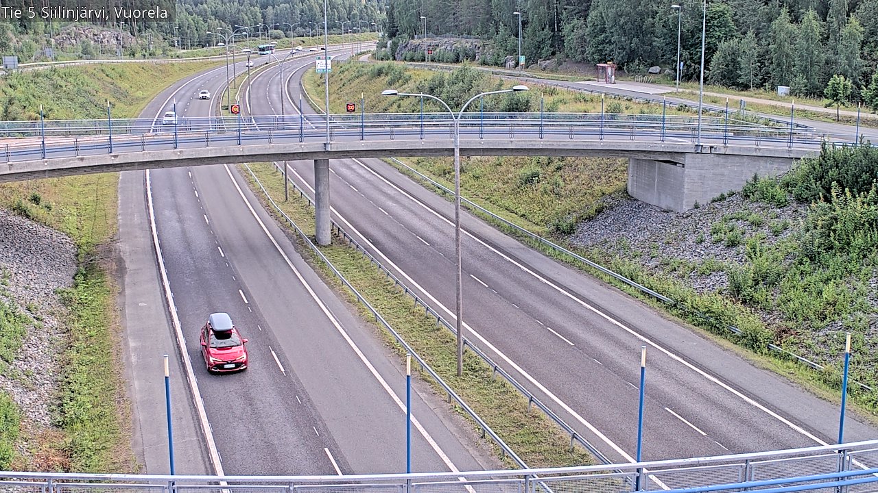 Kelikamerat Kuva Tie 5 Siilinjärvi, Vuorela, Siilinjärvi, Pohjois-Savo