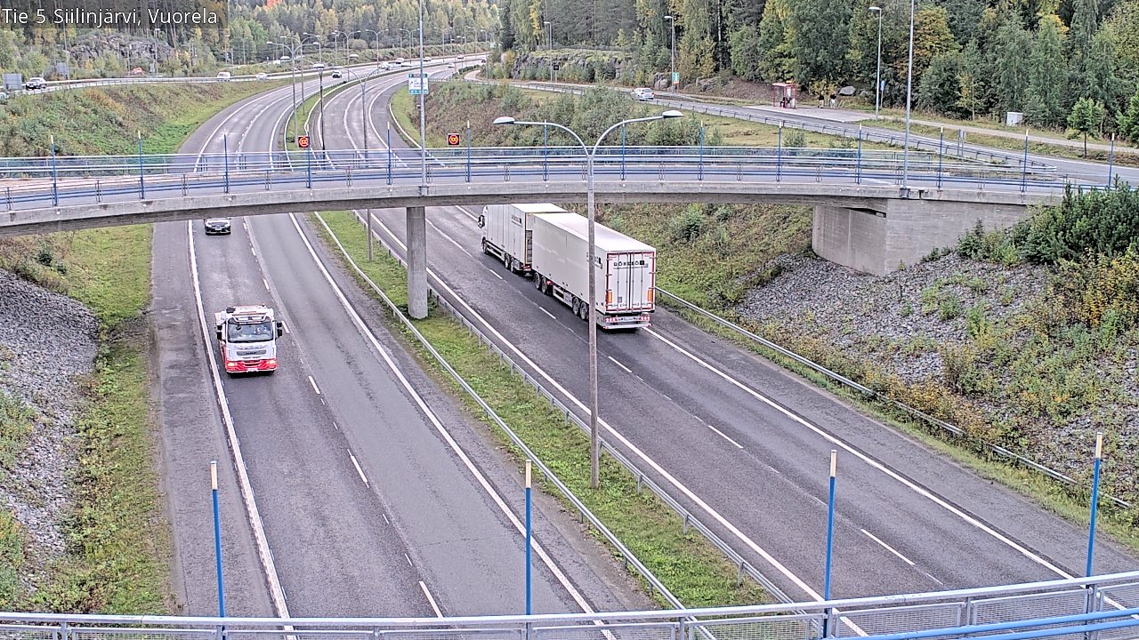 Kelikamerat Kuva Tie 5 Siilinjärvi, Vuorela, Siilinjärvi, Pohjois-Savo