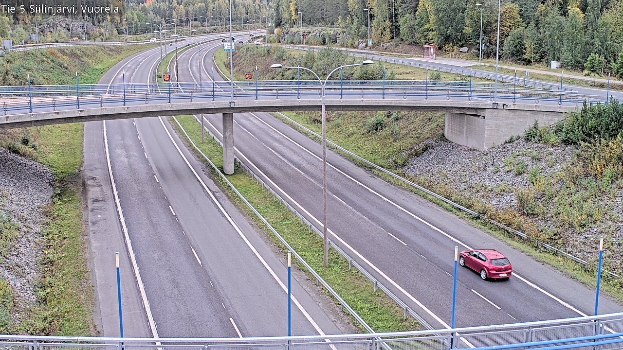 Weather Camera Image Väg 5 Siilinjärvi, Vuorela, Siilinjärvi, Pohjois-Savo