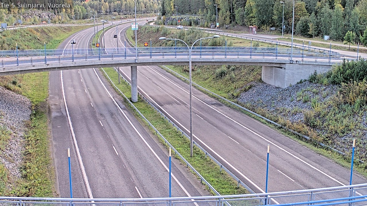 Kelikamerat Kuva Tie 5 Siilinjärvi, Vuorela, Siilinjärvi, Pohjois-Savo