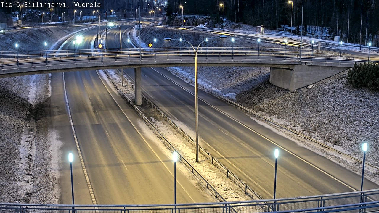 Kelikamerat Kuva Tie 5 Siilinjärvi, Vuorela, Siilinjärvi, Pohjois-Savo
