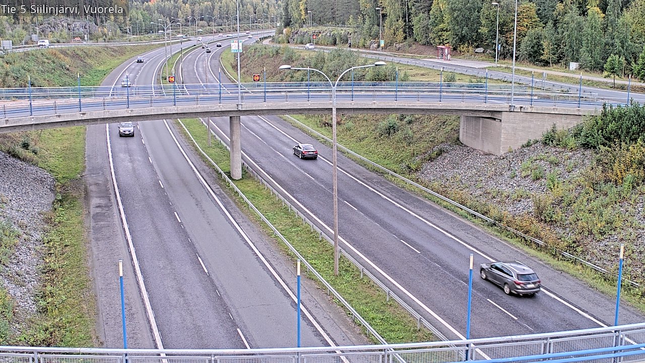 Kelikamerat Kuva Tie 5 Siilinjärvi, Vuorela, Siilinjärvi, Pohjois-Savo