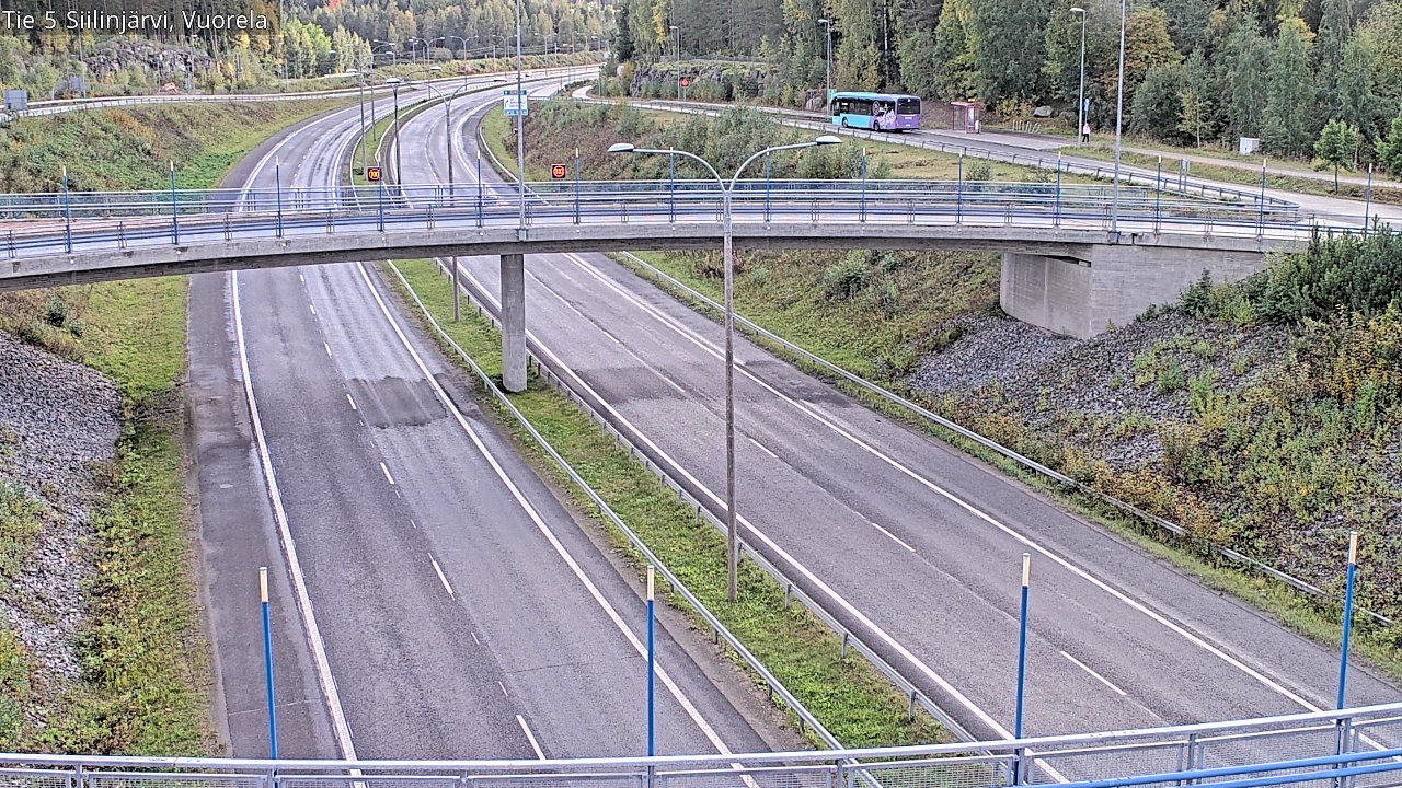 Kelikamerat Kuva Tie 5 Siilinjärvi, Vuorela, Siilinjärvi, Pohjois-Savo