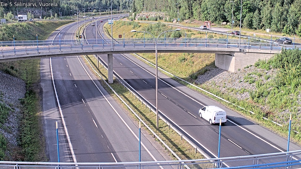 Weather Camera Image Road 5 Siilinjärvi, Vuorela, Siilinjärvi, Pohjois-Savo