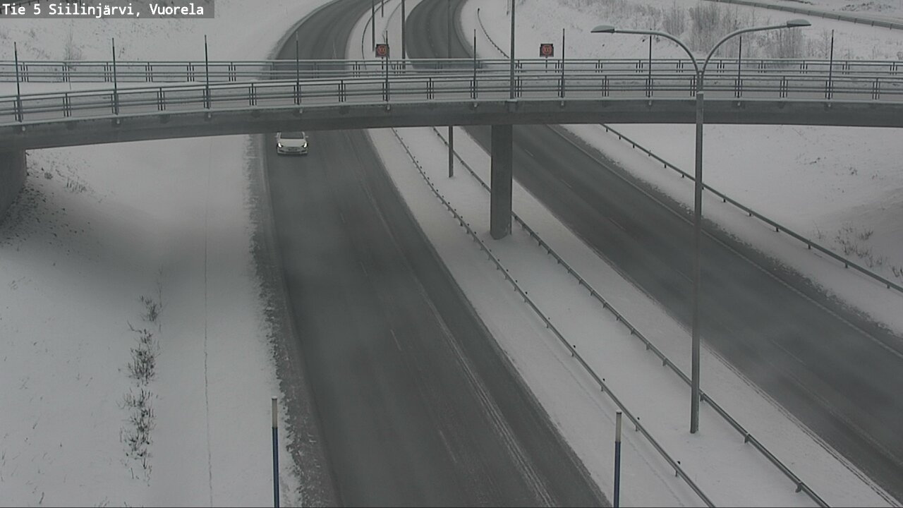 Weather Camera Image Road 5 Siilinjärvi, Vuorela, Siilinjärvi, Pohjois-Savo