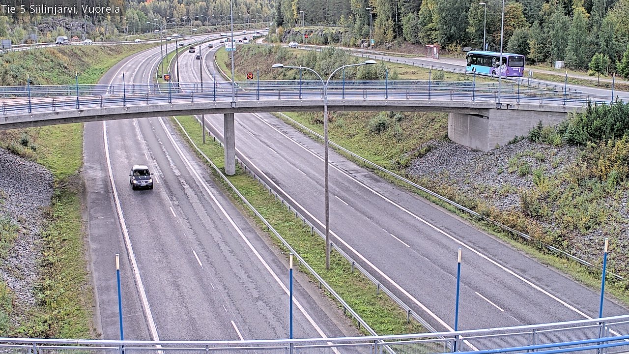Kelikamerat Kuva Tie 5 Siilinjärvi, Vuorela, Siilinjärvi, Pohjois-Savo