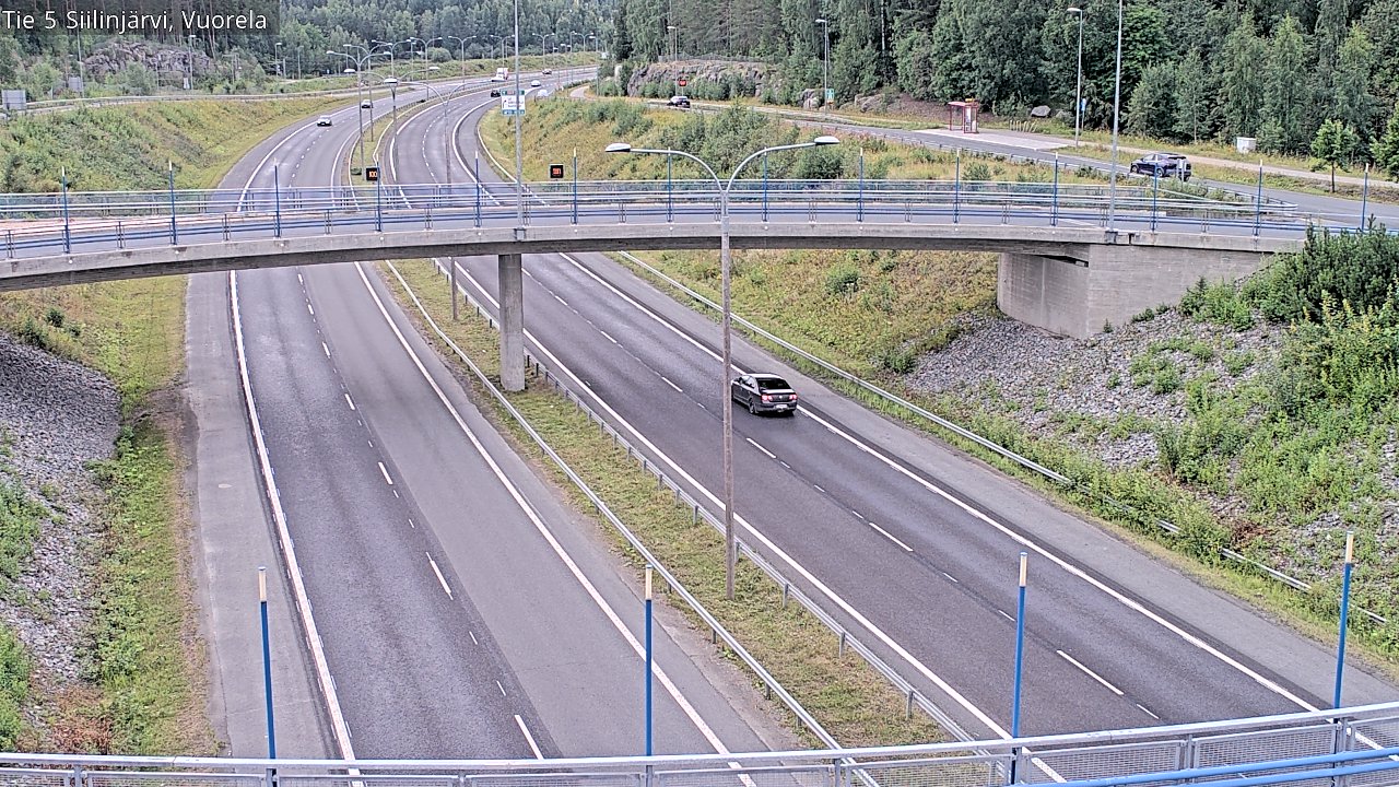 Weather Camera Image Road 5 Siilinjärvi, Vuorela, Siilinjärvi, Pohjois-Savo