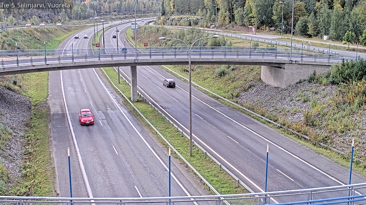 Weather Camera Image Väg 5 Siilinjärvi, Vuorela, Siilinjärvi, Pohjois-Savo