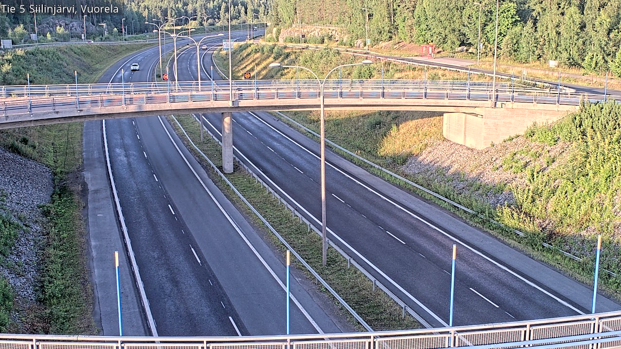Kelikamerat Kuva Tie 5 Siilinjärvi, Vuorela, Siilinjärvi, Pohjois-Savo