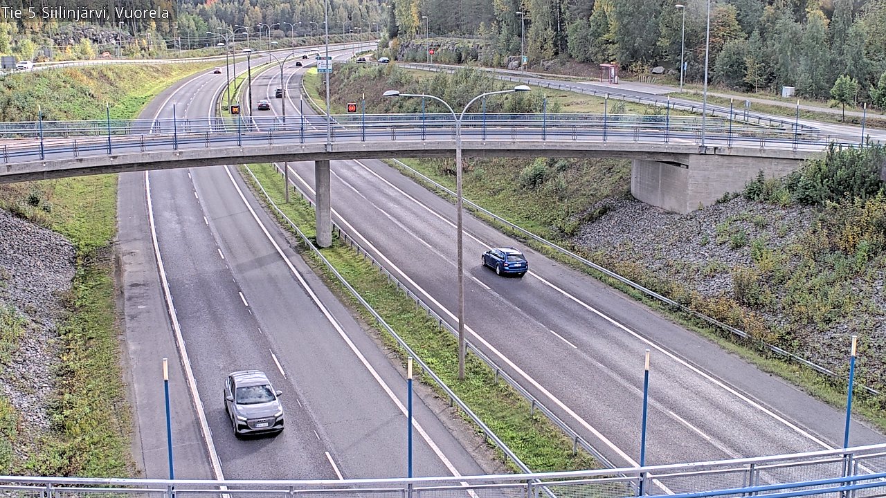 Weather Camera Image Väg 5 Siilinjärvi, Vuorela, Siilinjärvi, Pohjois-Savo