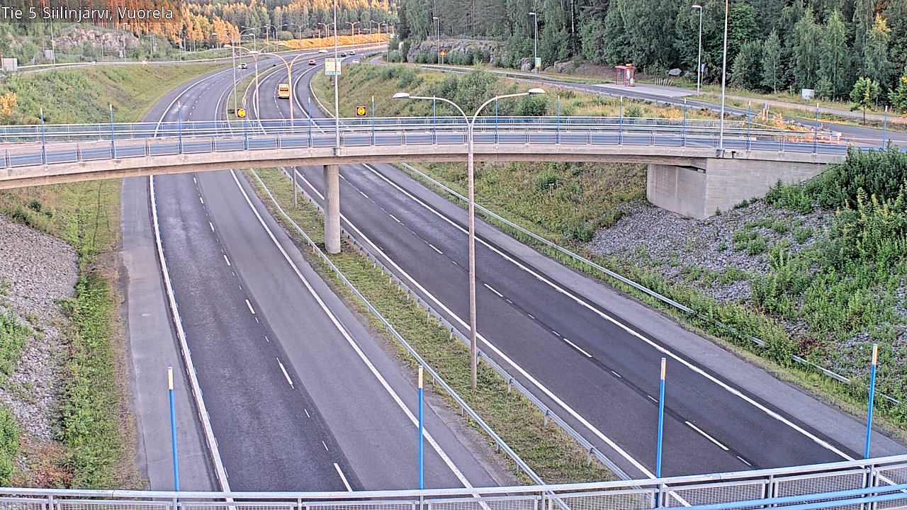 Kelikamerat Kuva Tie 5 Siilinjärvi, Vuorela, Siilinjärvi, Pohjois-Savo