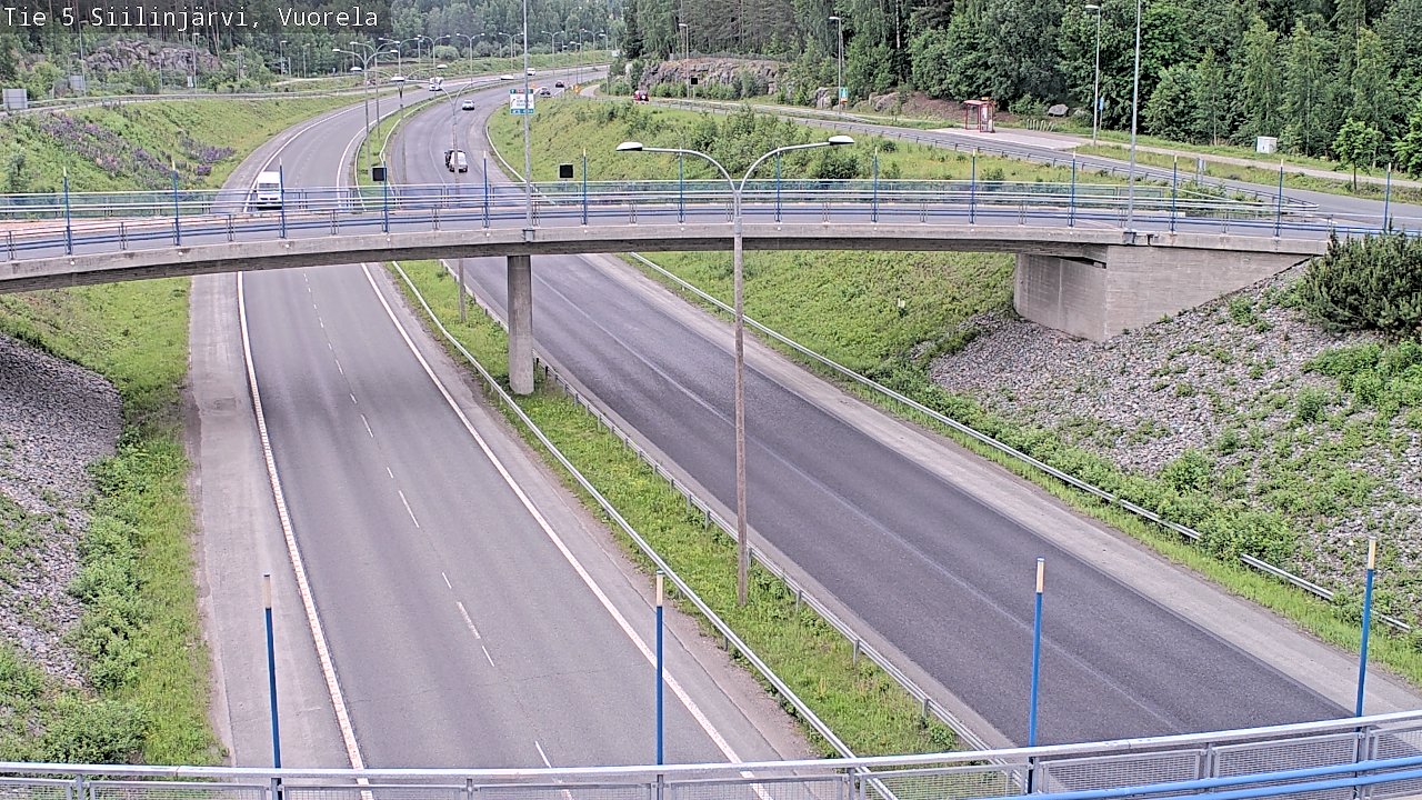 Kelikamerat Kuva Tie 5 Siilinjärvi, Vuorela, Siilinjärvi, Pohjois-Savo