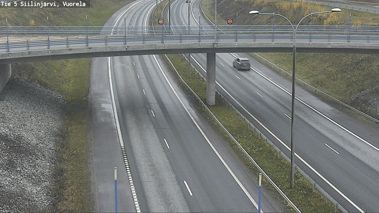 Weather Camera Image Väg 5 Siilinjärvi, Vuorela, Siilinjärvi, Pohjois-Savo