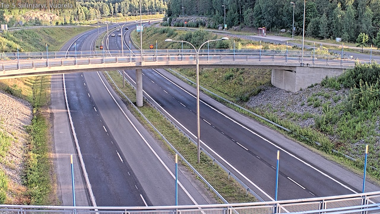 Kelikamerat Kuva Tie 5 Siilinjärvi, Vuorela, Siilinjärvi, Pohjois-Savo