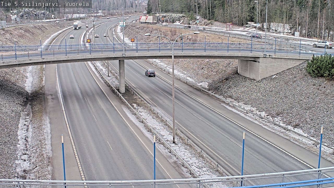 Kelikamerat Kuva Tie 5 Siilinjärvi, Vuorela, Siilinjärvi, Pohjois-Savo
