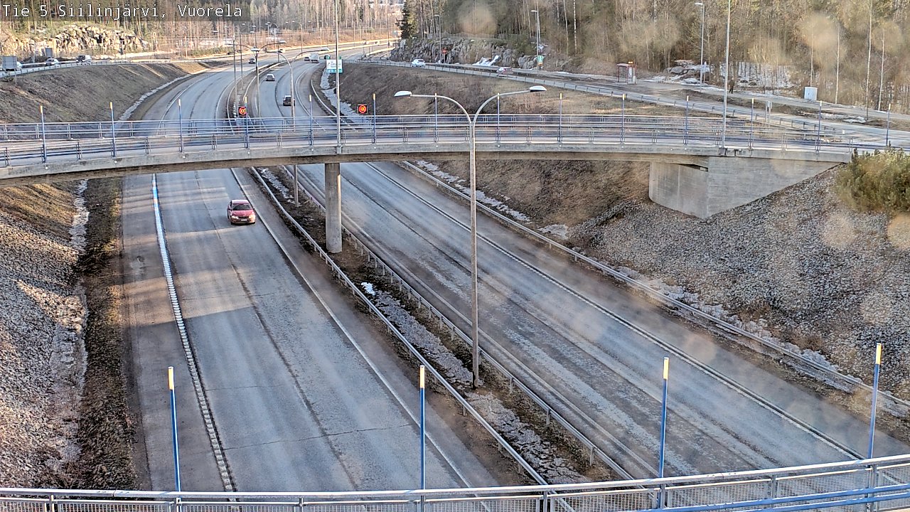 Kelikamerat Kuva Tie 5 Siilinjärvi, Vuorela, Siilinjärvi, Pohjois-Savo