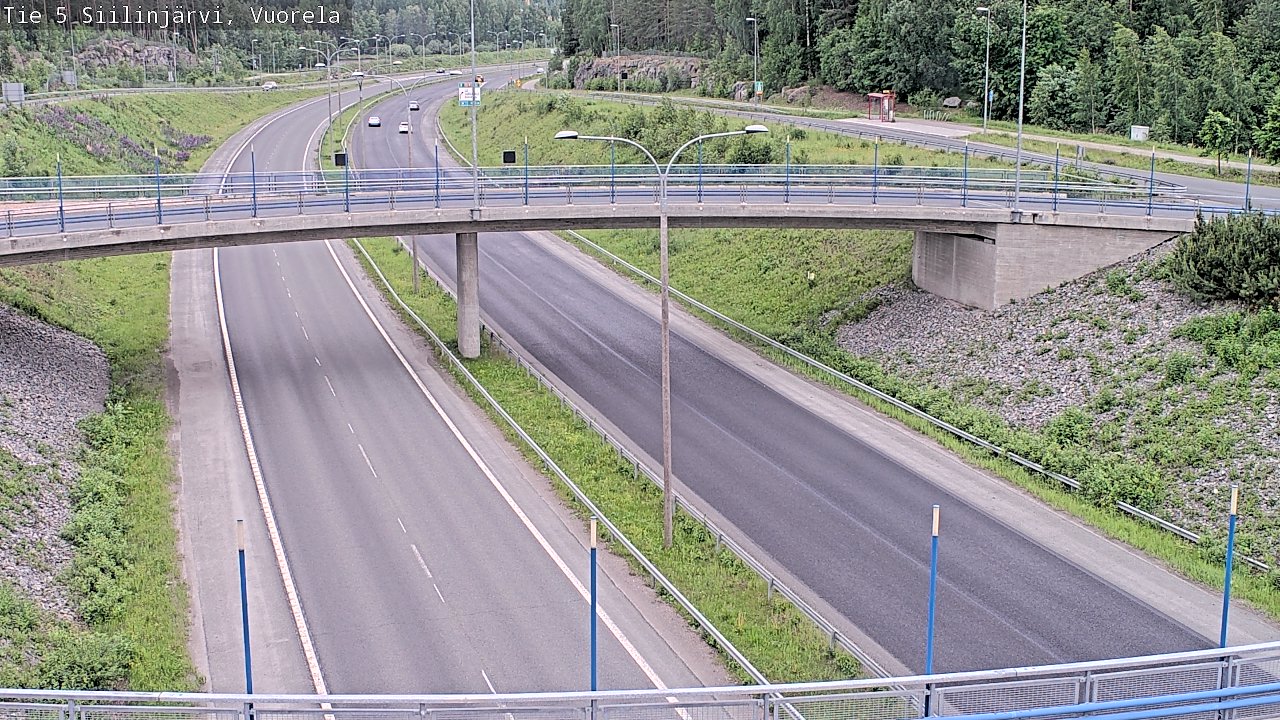 Kelikamerat Kuva Tie 5 Siilinjärvi, Vuorela, Siilinjärvi, Pohjois-Savo