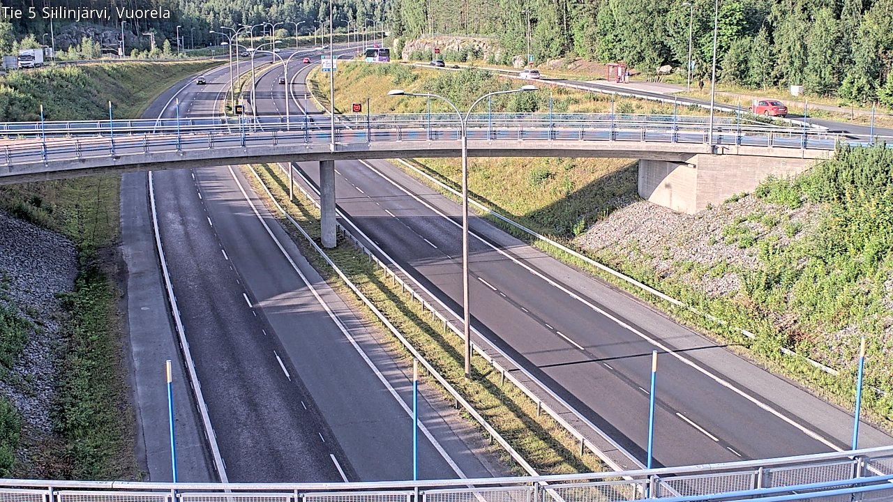 Weather Camera Image Väg 5 Siilinjärvi, Vuorela, Siilinjärvi, Pohjois-Savo