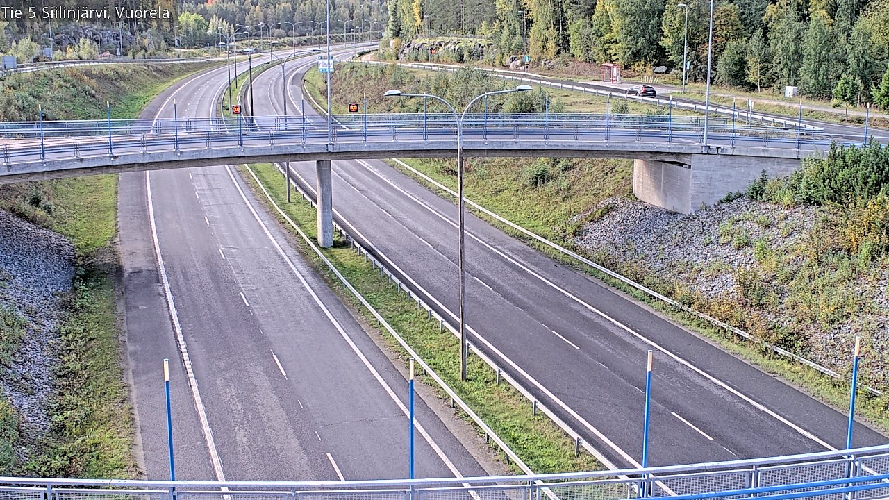 Weather Camera Image Väg 5 Siilinjärvi, Vuorela, Siilinjärvi, Pohjois-Savo