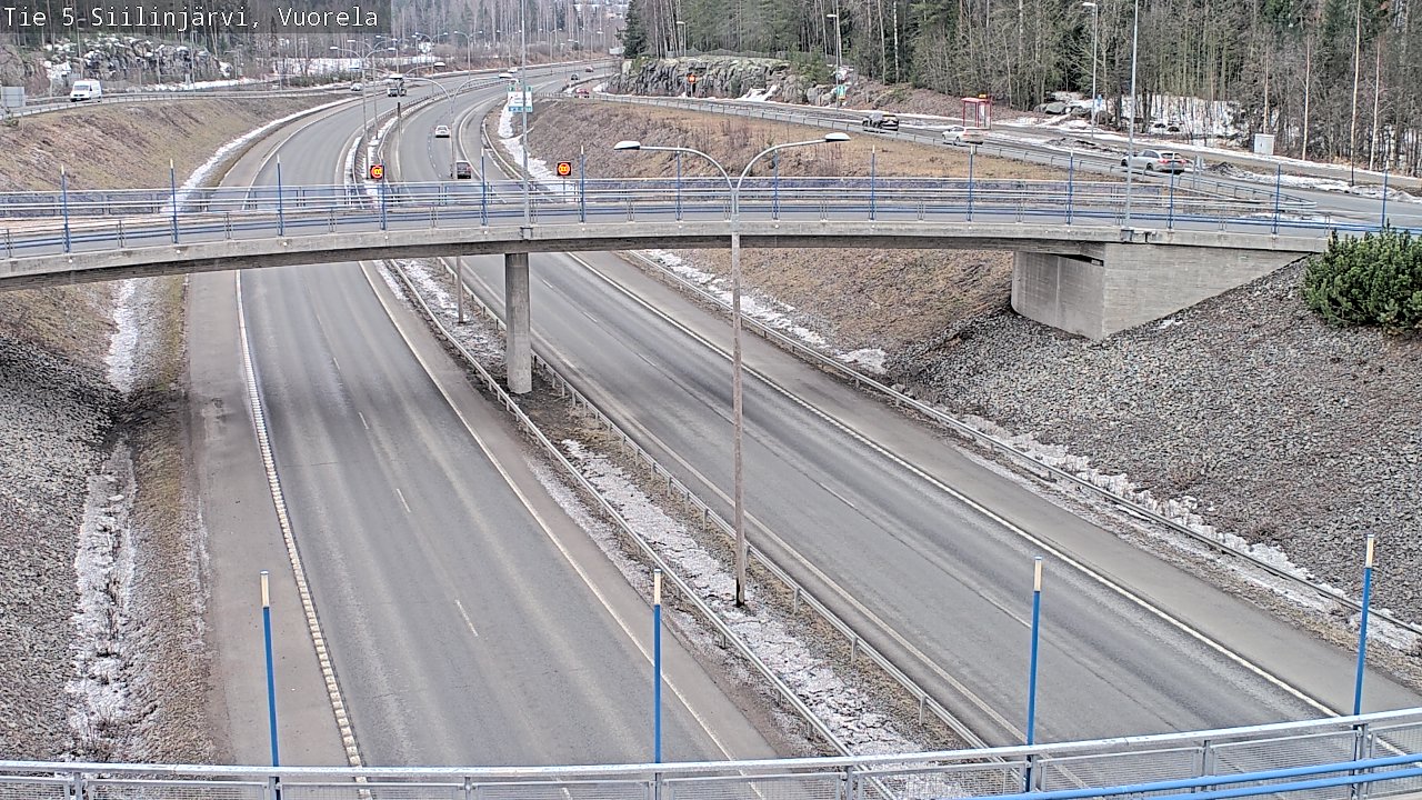 Kelikamerat Kuva Tie 5 Siilinjärvi, Vuorela, Siilinjärvi, Pohjois-Savo