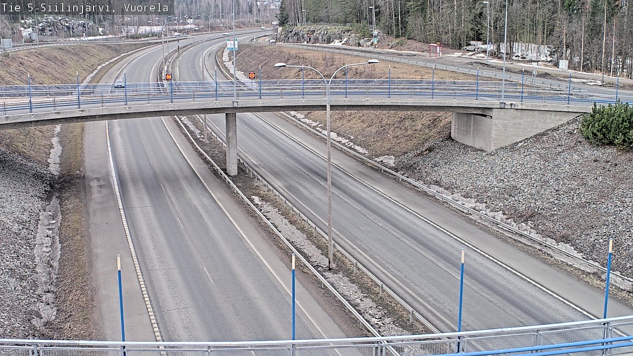 Kelikamerat Kuva Tie 5 Siilinjärvi, Vuorela, Siilinjärvi, Pohjois-Savo