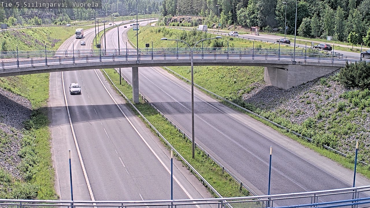 Kelikamerat Kuva Tie 5 Siilinjärvi, Vuorela, Siilinjärvi, Pohjois-Savo