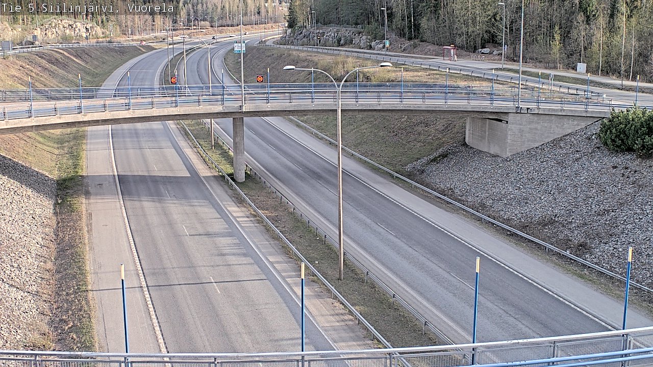 Weather Camera Image Road 5 Siilinjärvi, Vuorela, Siilinjärvi, Pohjois-Savo