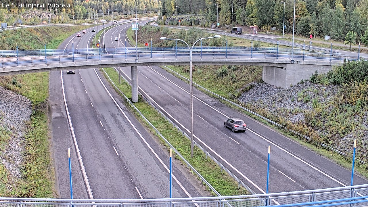 Kelikamerat Kuva Tie 5 Siilinjärvi, Vuorela, Siilinjärvi, Pohjois-Savo