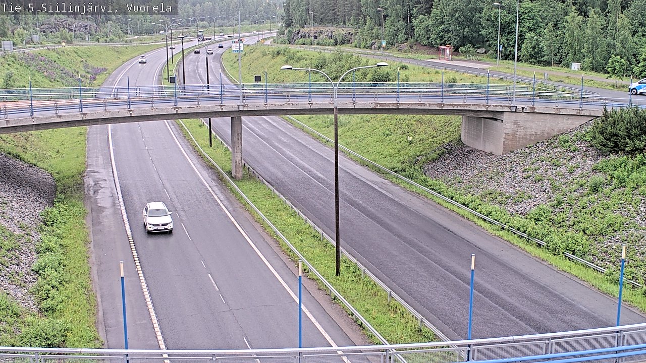 Weather Camera Image Väg 5 Siilinjärvi, Vuorela, Siilinjärvi, Pohjois-Savo