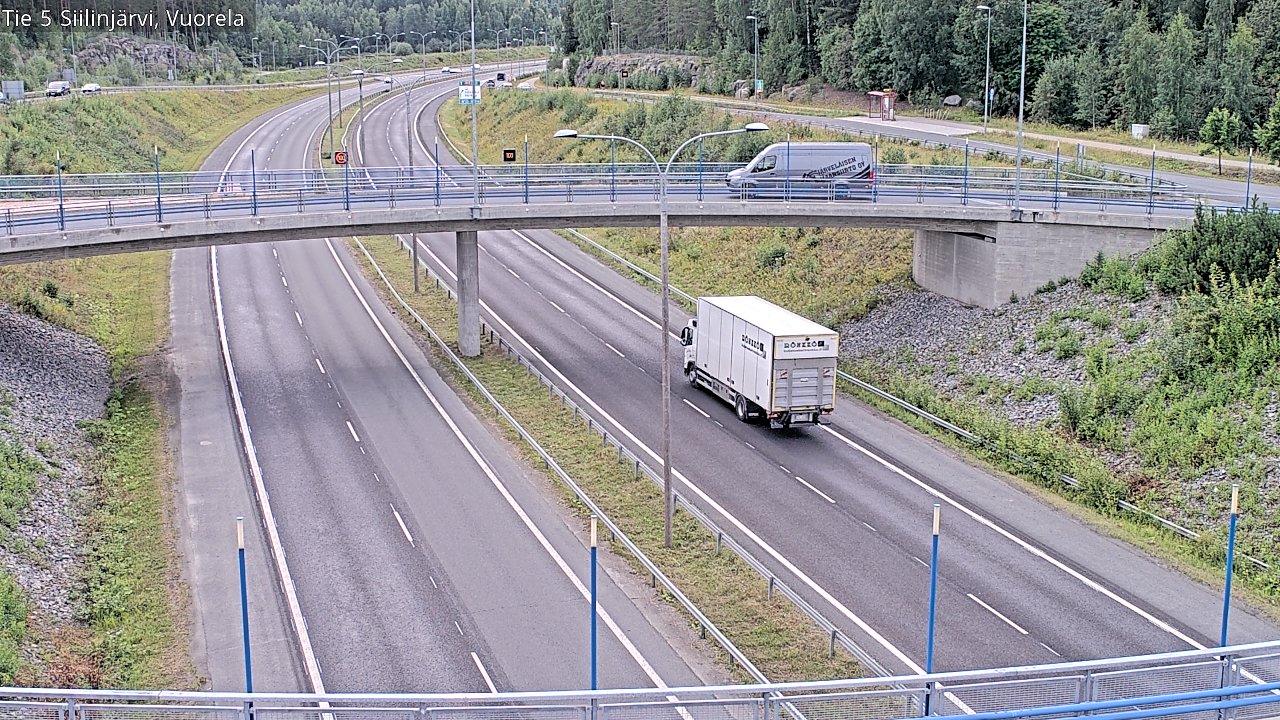Weather Camera Image Road 5 Siilinjärvi, Vuorela, Siilinjärvi, Pohjois-Savo
