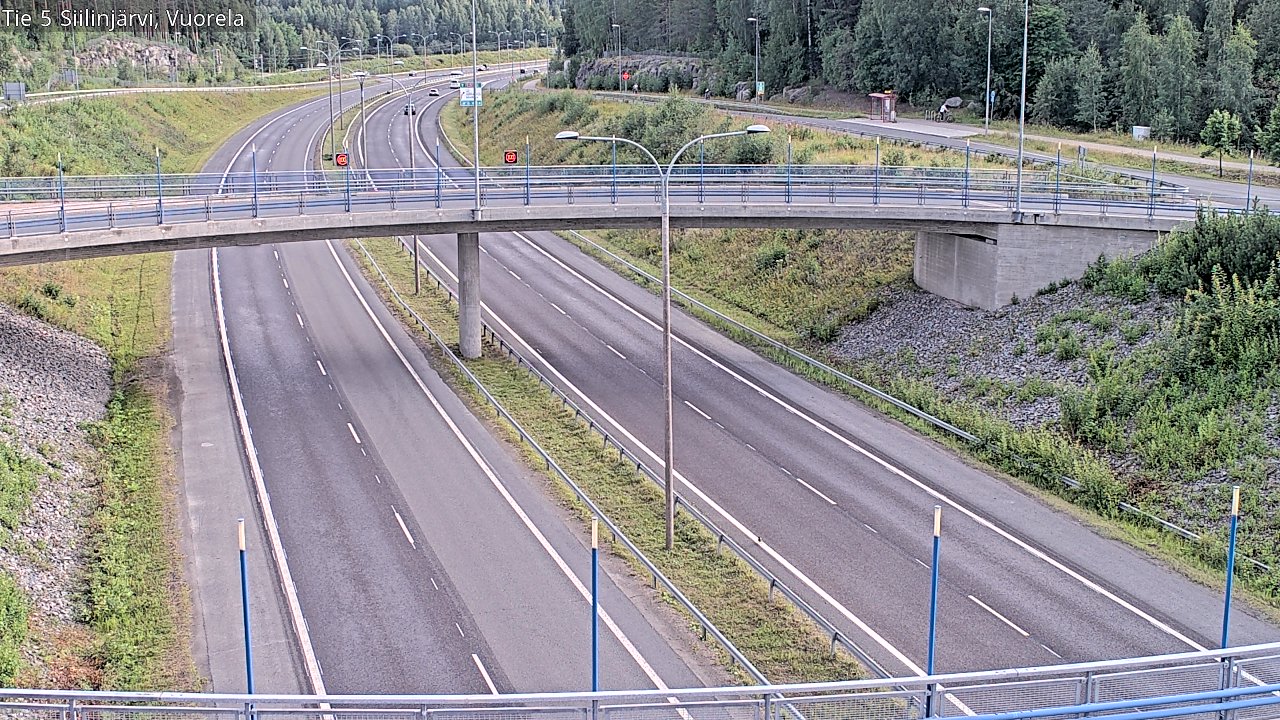 Kelikamerat Kuva Tie 5 Siilinjärvi, Vuorela, Siilinjärvi, Pohjois-Savo