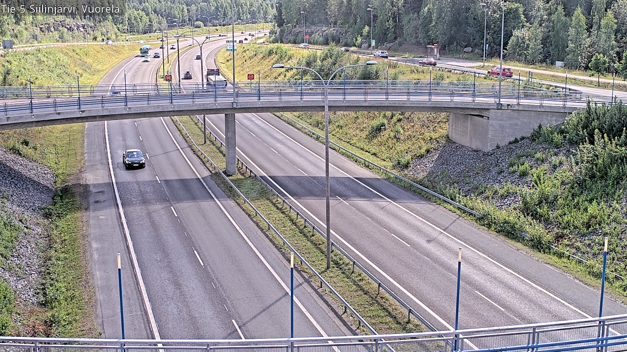 Kelikamerat Kuva Tie 5 Siilinjärvi, Vuorela, Siilinjärvi, Pohjois-Savo