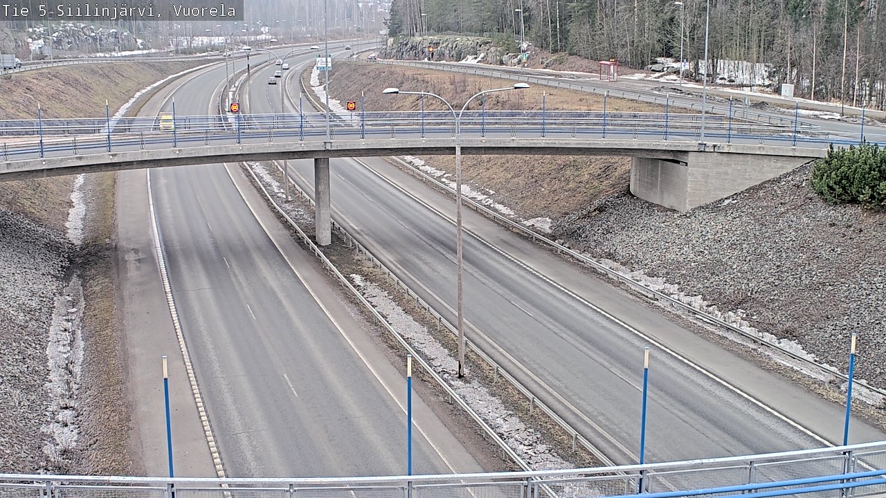 Kelikamerat Kuva Tie 5 Siilinjärvi, Vuorela, Siilinjärvi, Pohjois-Savo