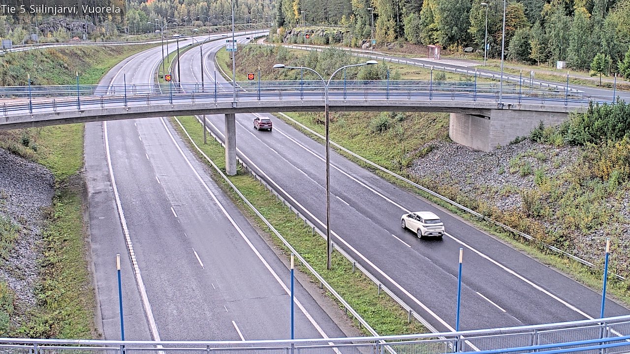 Weather Camera Image Väg 5 Siilinjärvi, Vuorela, Siilinjärvi, Pohjois-Savo