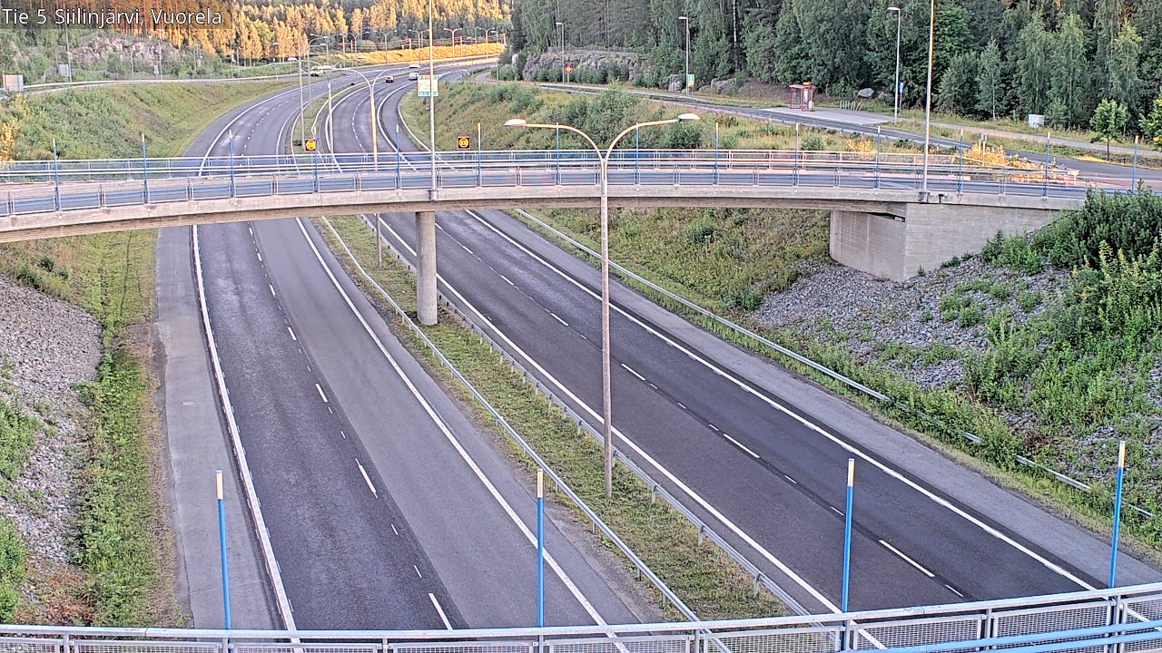 Kelikamerat Kuva Tie 5 Siilinjärvi, Vuorela, Siilinjärvi, Pohjois-Savo