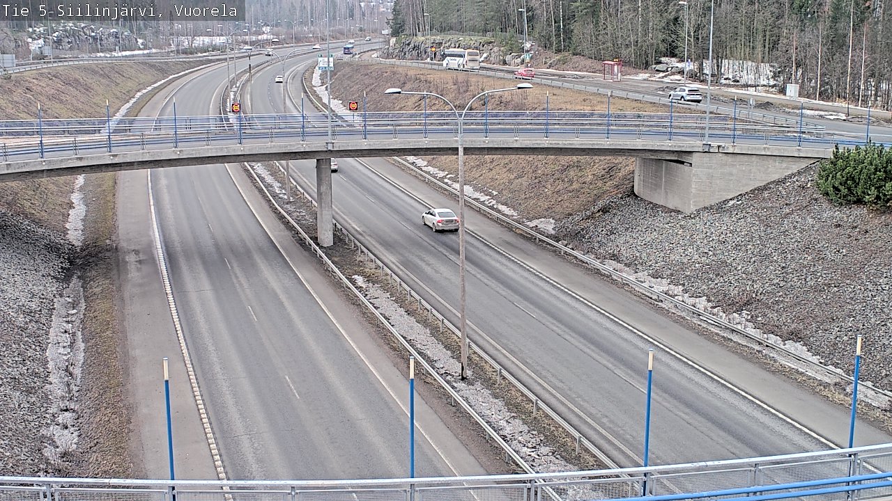 Kelikamerat Kuva Tie 5 Siilinjärvi, Vuorela, Siilinjärvi, Pohjois-Savo