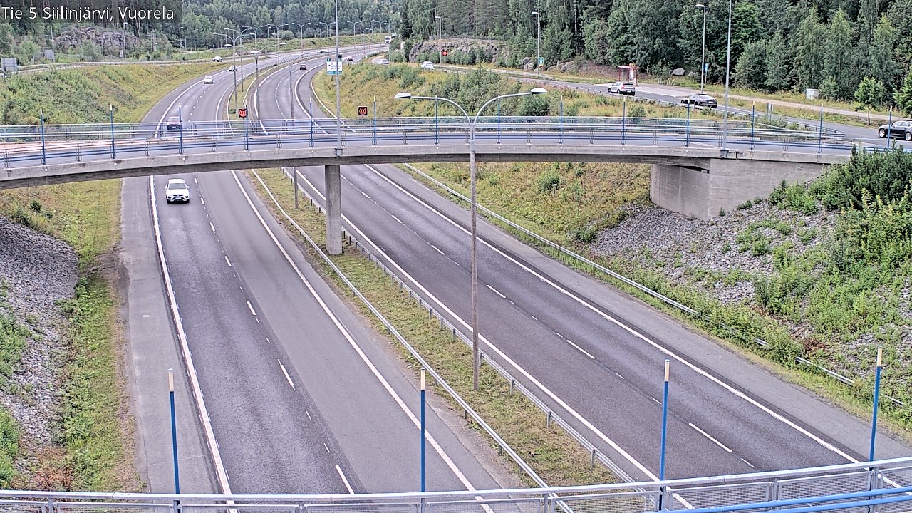 Weather Camera Image Road 5 Siilinjärvi, Vuorela, Siilinjärvi, Pohjois-Savo