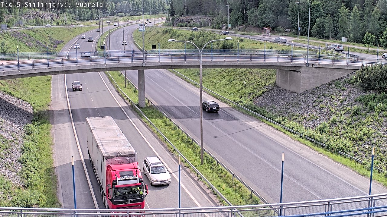 Kelikamerat Kuva Tie 5 Siilinjärvi, Vuorela, Siilinjärvi, Pohjois-Savo
