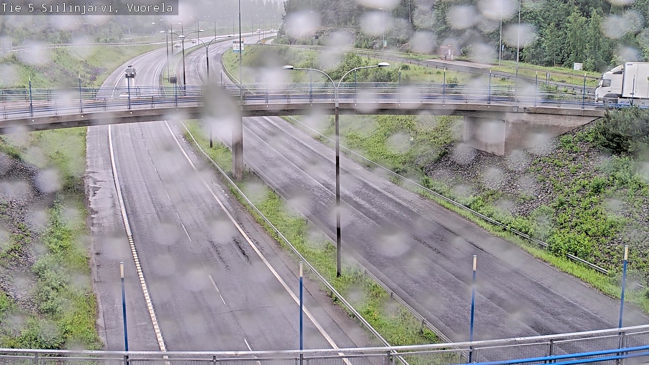 Weather Camera Image Väg 5 Siilinjärvi, Vuorela, Siilinjärvi, Pohjois-Savo