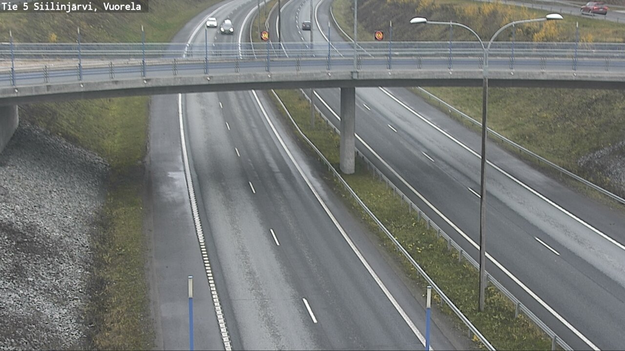 Weather Camera Image Väg 5 Siilinjärvi, Vuorela, Siilinjärvi, Pohjois-Savo