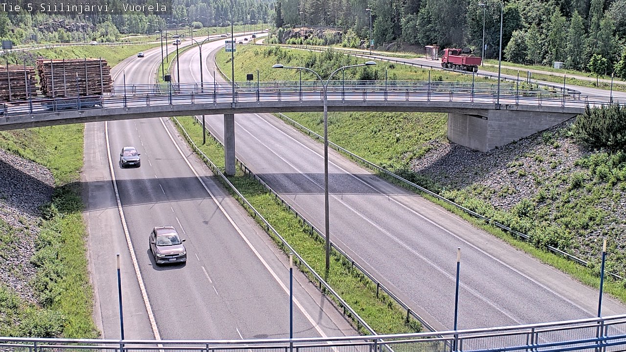 Kelikamerat Kuva Tie 5 Siilinjärvi, Vuorela, Siilinjärvi, Pohjois-Savo