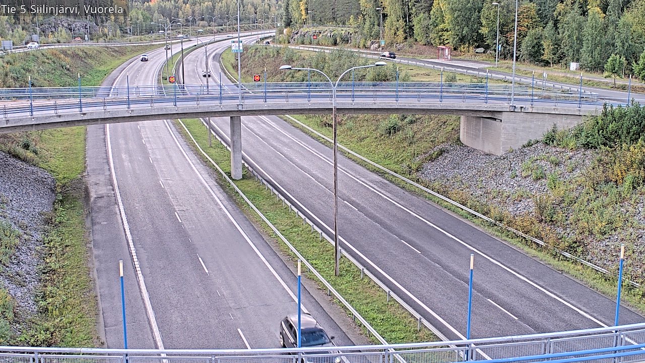 Weather Camera Image Väg 5 Siilinjärvi, Vuorela, Siilinjärvi, Pohjois-Savo
