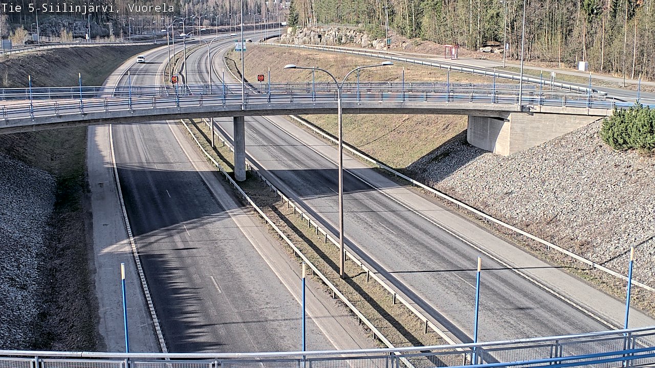 Weather Camera Image Road 5 Siilinjärvi, Vuorela, Siilinjärvi, Pohjois-Savo