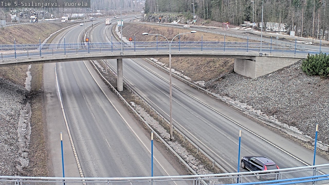 Kelikamerat Kuva Tie 5 Siilinjärvi, Vuorela, Siilinjärvi, Pohjois-Savo