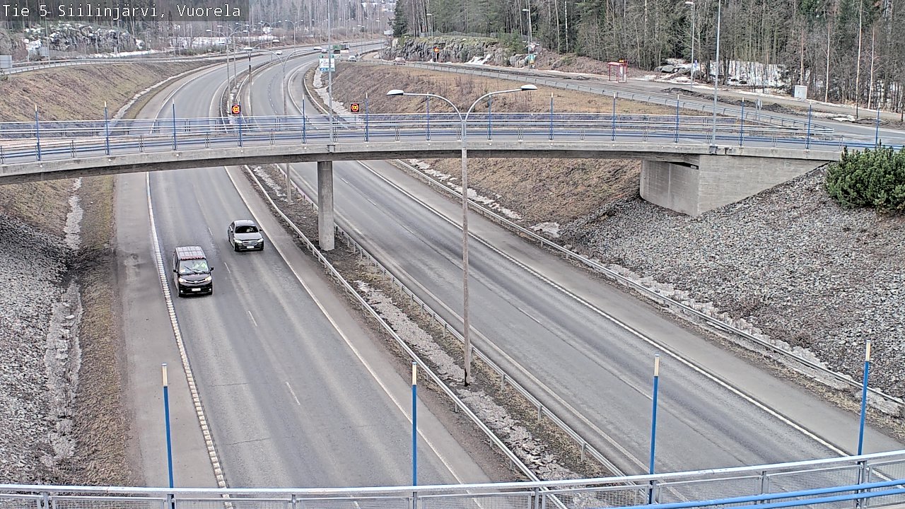 Kelikamerat Kuva Tie 5 Siilinjärvi, Vuorela, Siilinjärvi, Pohjois-Savo